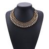 Classic British Princess Kate With Handmade Hollow Fashion Diamond-Encrusted Exaggerated Necklace