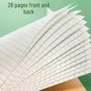Kraft Paper Exercise Notebook - Beige Lined & Grid, Eye-Friendly for Elementary Students