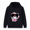 Kids Cute Cartoon Strawberry Print Hoodie, Casual Warm Pullover Sweatshirt for Boys Girls Age 3-12, Cozy Long Sleeve Top for Daily Wear
