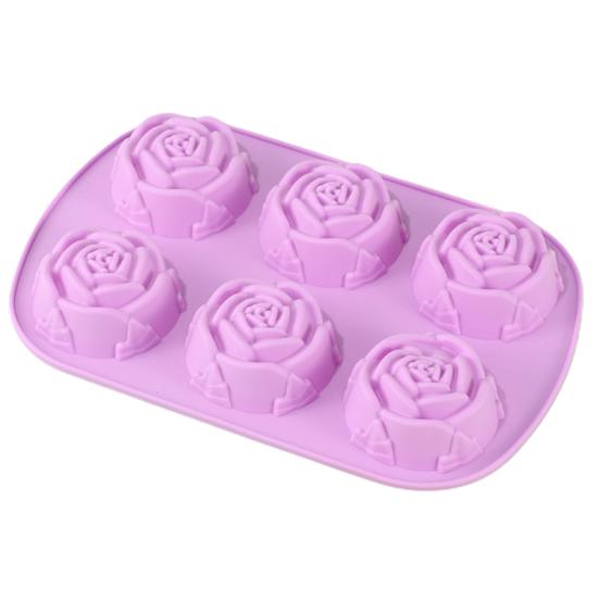 Ručně vyráběná forma na mýdlo odolné proti roztržení Kuchyňské potřeby Opakovaně použitelné cukrovinky Čokoláda Ručně vyrobená forma na výrobu mýdla Užitečný silikon na pečení