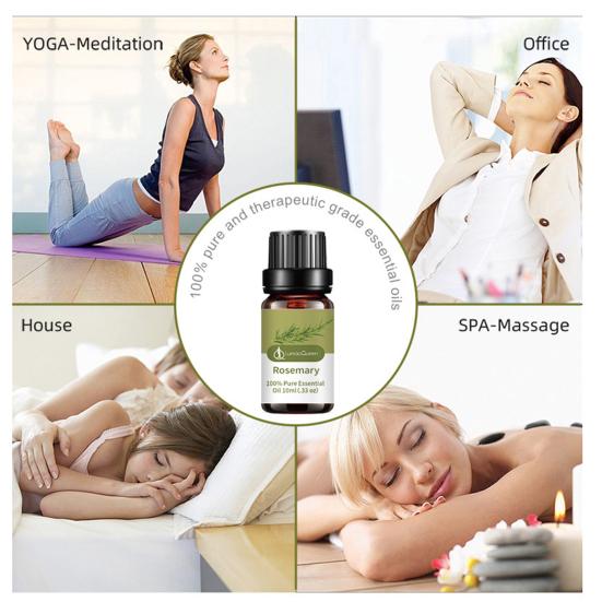 10ML Rosemary Essential Oil Moisturizing Rosemary Single Massage Oil for Beauty