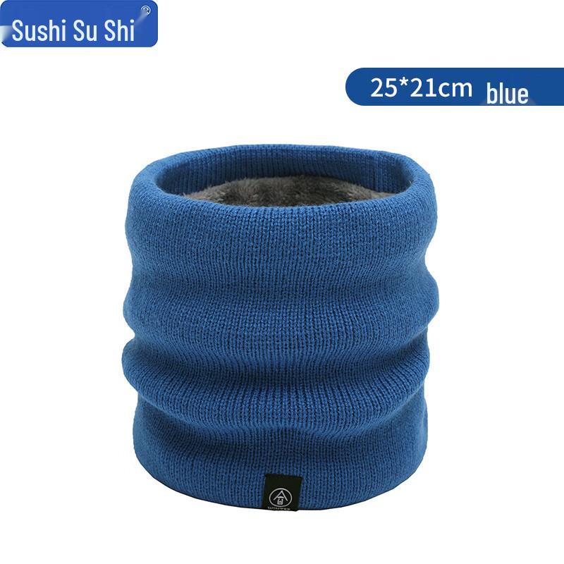 Unisex Knitted Fleece Lined Neck Warmer 25*21cm