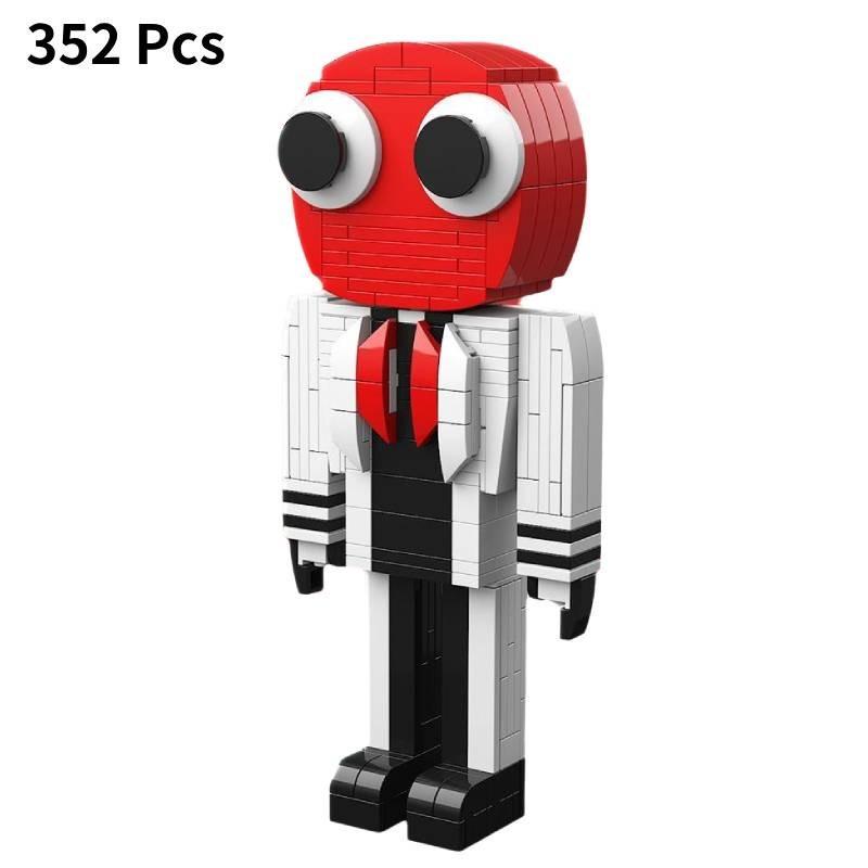 Rainbow Friends Baustein-Set für Jungen mit bunten Monsterkreaturen aus ABS-Kunststoff mit 200 bis 400 Teilen für endlosen Spaß