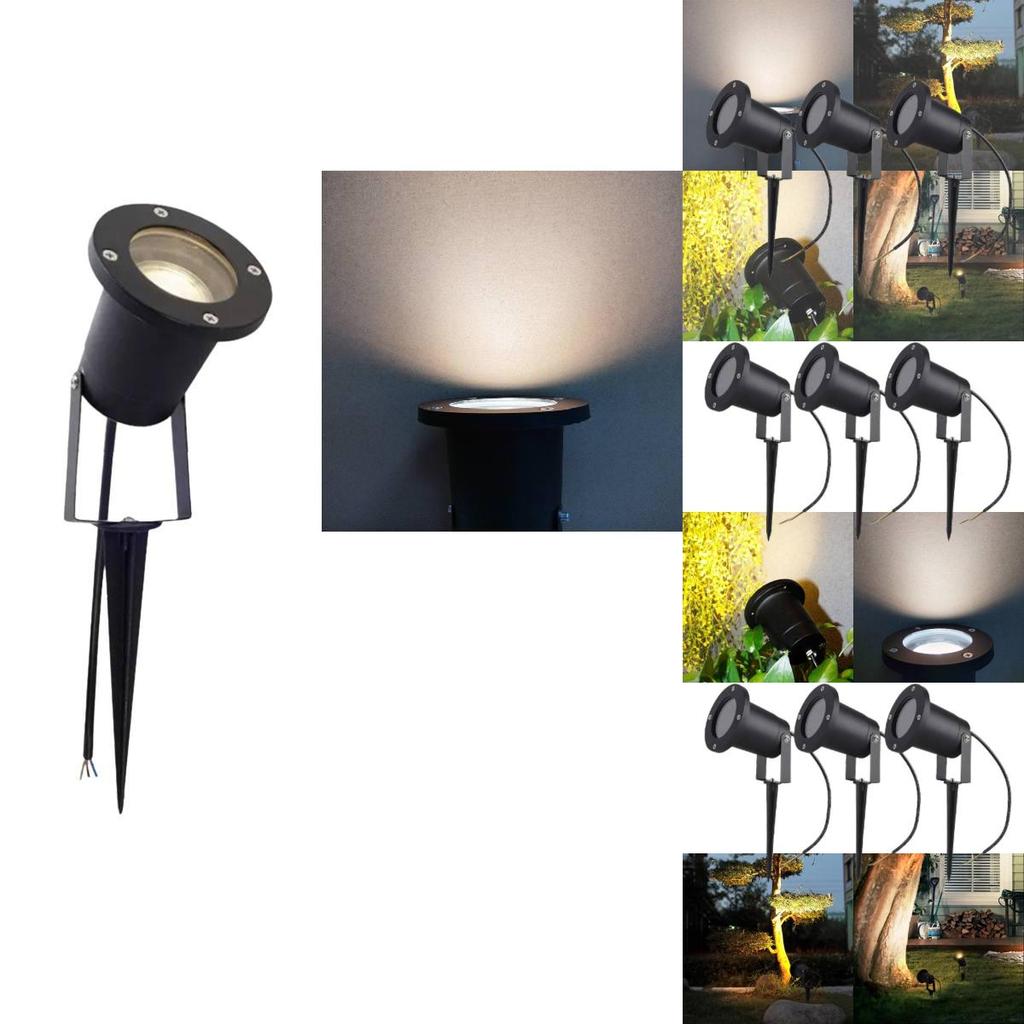 Premium Aluminum Waterproof Gu10 Garden Stake Light Ideal For Trees And Lawns