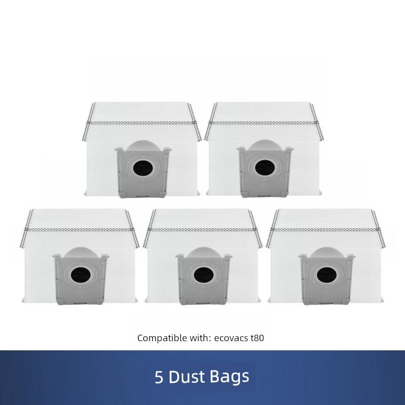 Suitable for Ecovacs T80 Consumables, Sweeping Robot Accessories, Side Brush, Roller Brush, Filter Element, Cleaning Fluid, Dust Bag, Roller