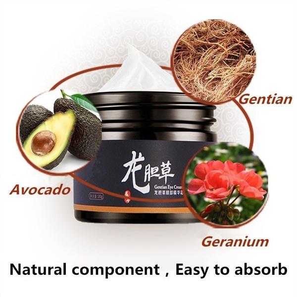 Newest Gentian Firming Eye Cream for Remove Dark Circles Eye Bags Fat Granule Anti-wrinkle Firming Reduces Appearance of Wrinkles, Fine Lines.