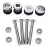 Rust Proof Detachable Backrest Mounting Screws Suitable For XL883 XL1200 Motorcycles Stainless Steel Tool Less Assembly