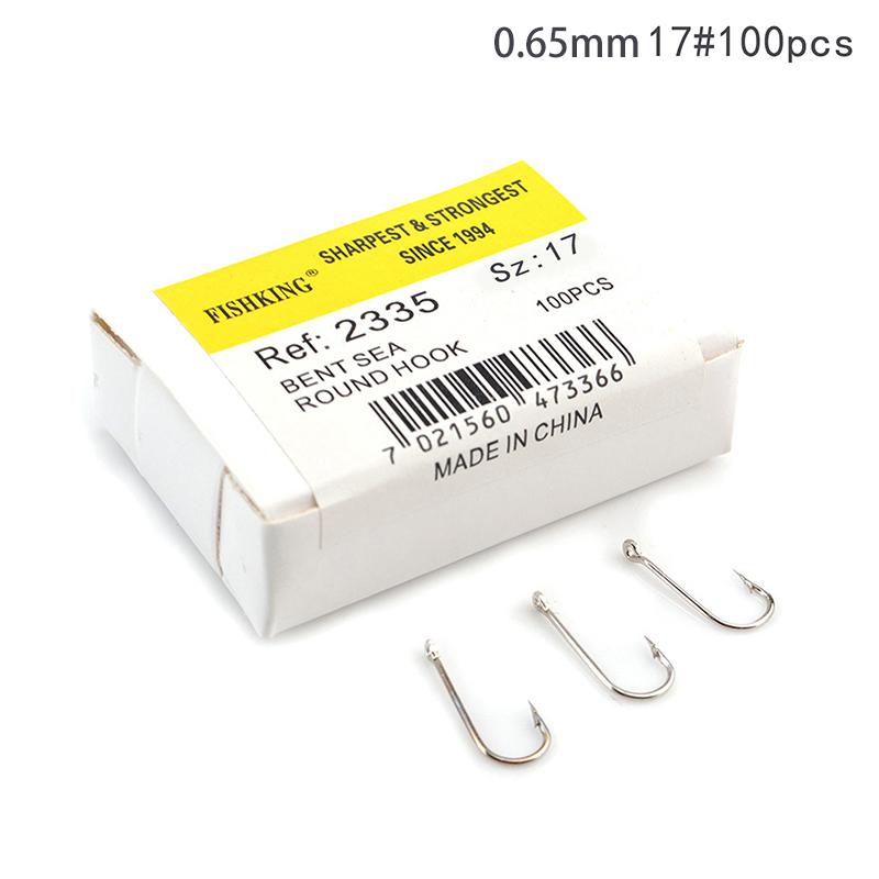100pcs/lot Lure High Carbon Steel Hooks Carp Hand Fishing Hooks Barbed Fishhook With Ring Fishing Accessories