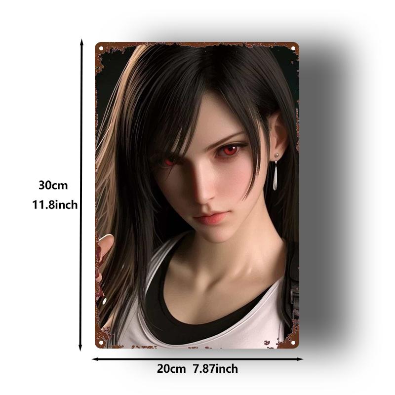 Tifa Lohart Metal Sign D Flat Wall Art x Inch Farmhouse Home Decor for Room