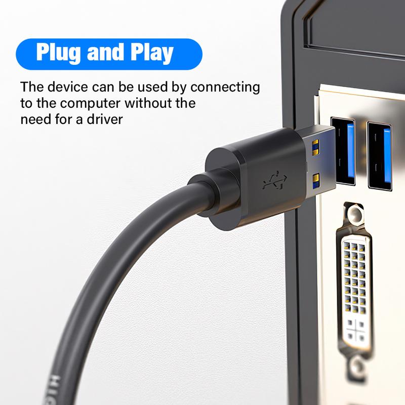 High quality 0.5/5 M USB Extension Cable 3.0 Data Cord For Laptop TV SSD USB 3 0 Male to Male  Computer Camera Printer Connector