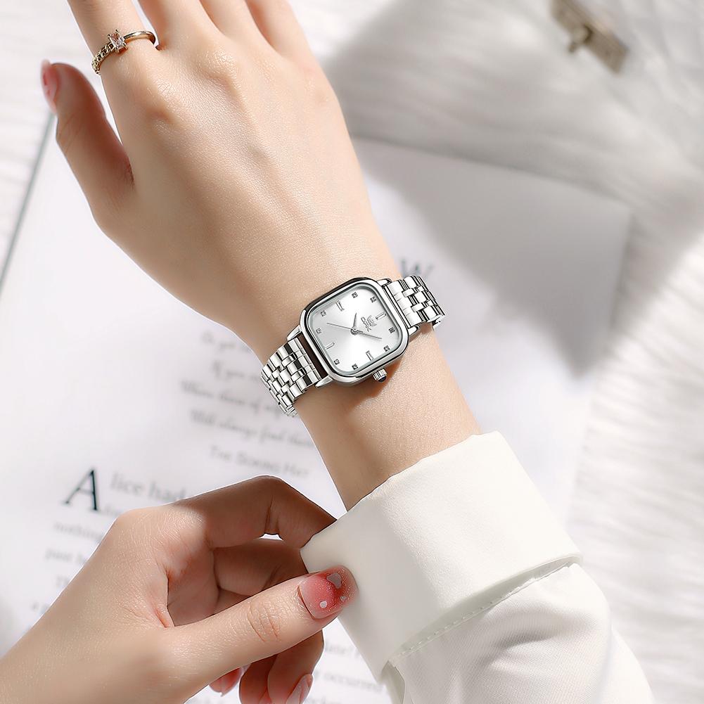 OPK 8178 Women's Watches Steel Strap Waterproof Minimalist Fashion Ladies Dresses Wristwatches Original Quartz Watches for Woman