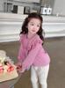 Girls' Stylish Long Sleeve Plus Velvet Sweatshirt - Korean Spring & Autumn 2026 Collection