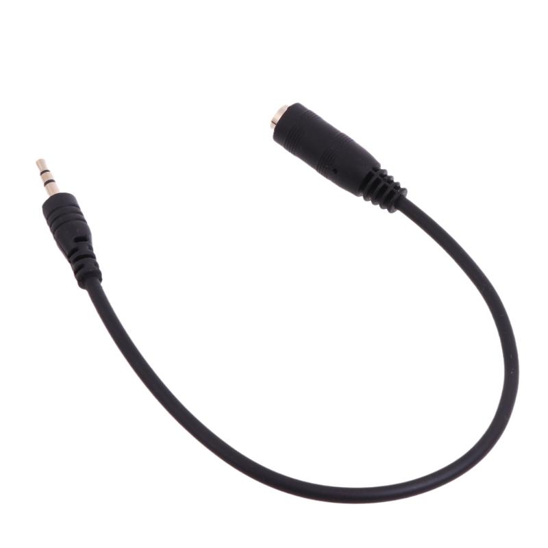 2.5mm to 3.5mm Audio Adapter 2.5mm Male to 3.5mm Female  Audio Converter Gold-Plated Audio Jack Connector for Headphone