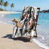 Cross Templars Knight Fashion Beach Towel: Ideal for Summer Adventures Soft, absorbent and quick drying suitable for swimming and bathing