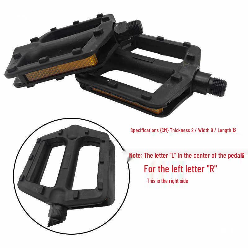 Non-Slip Plastic Mountain Bike Pedals with British-Made Aluminum Alloy and Ball Bearings