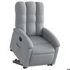 Lift Chair - Maison Exclusive - Electric Lift - Manual Recline 135° - Light Grey Fabric