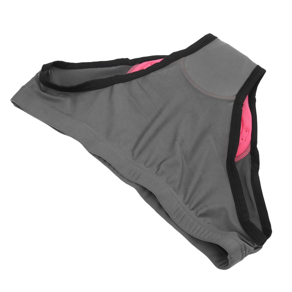 Women Cycling Underwear 3D Padded Bike Shorts Underwear Lightweight Quick Drying Women Bicycle Briefs Dark Grey XL