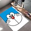Cartoon Cat Face Blue Carpet Suitable As a Non-slip Mat for the Living Room or Bedroom Sofa