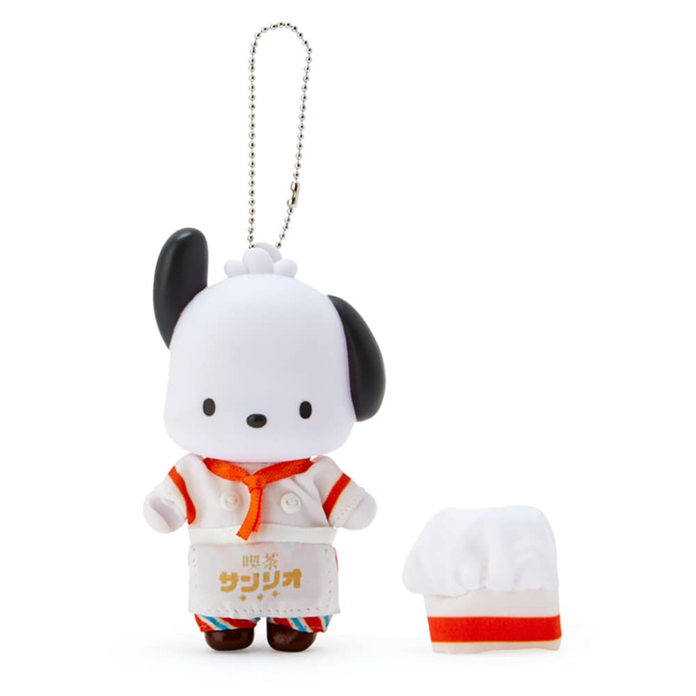 Sanrio Pochacco Soft Vinyl Mascot Holder Cafe 135305 (Sanrio No. 2)
