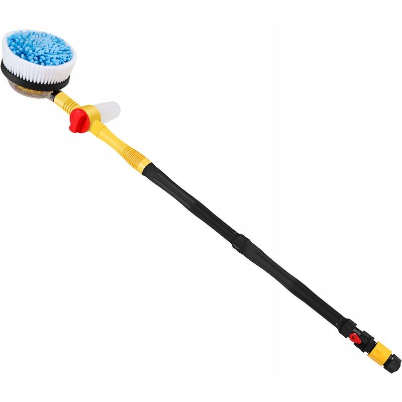 Car Washer Brush For Washing Cars Rotary With Liquid Dispenser Hose 5M