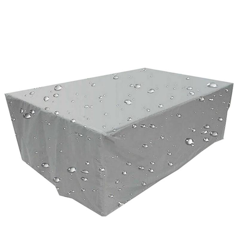 

Good-Premium Waterproof Covers For Garden Furniture - Protects From Rain, Snow & Dust, Size 200X140x90cm срібний