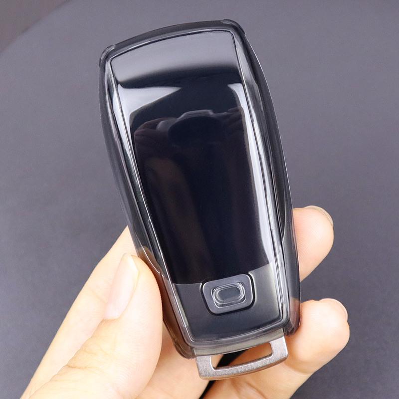 Ultra-Thin Transparent Key Case for Mercedes-Benz E300L, GLC260L, A200L, GLB, GLE350, and CLS-Class