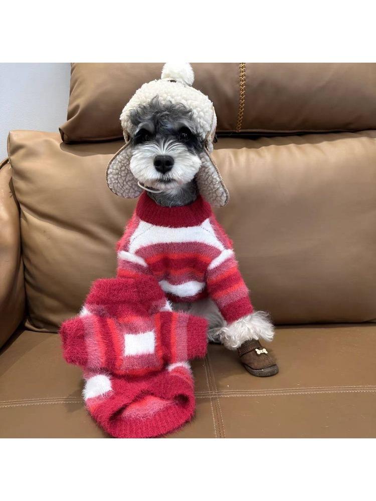 Winter Pet Dog Faux Fur Sweater,Poodle Bichon Small Dog Pullover For Cold Weather,Small Medium Dogs Puppy Warm Sweaters Dropship