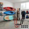 Kayak Rack Padded Paddle Board Wall Mount Carrier for Kayakers, Paddleboarders, Garage,