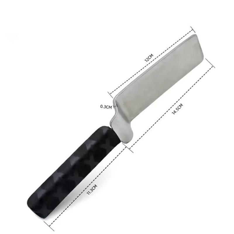 Car Dent Repair Tool Paintless Dent Repairing Knock Pads Rubber Handle Stainless Steel Backing Plate Body Dent Removal Tool