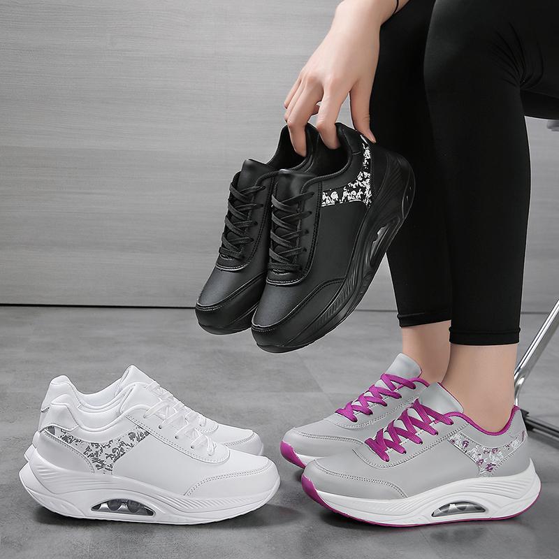 Fashion Women Casual Sneakers Height Increasing Summer Breathable Wedges Platform Aerobics Shoes Woman Casual Shoes Platform Sneakers