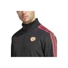 Adidas Originals Manchester Soft Comfortable Zip Collar Long Sleeve Jacket Men Jacket Black JF0358