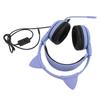 Gaming Hdset 3.5mm Plug Stereo Noise Reduction Cute Cat   Over r Hdphone with Mic for Girls for X BOX PC Phone