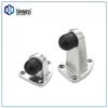 304 Stainless Steel Triangle Door Stopper with Anti-Collision Rubber for Bathroom and Room Doors