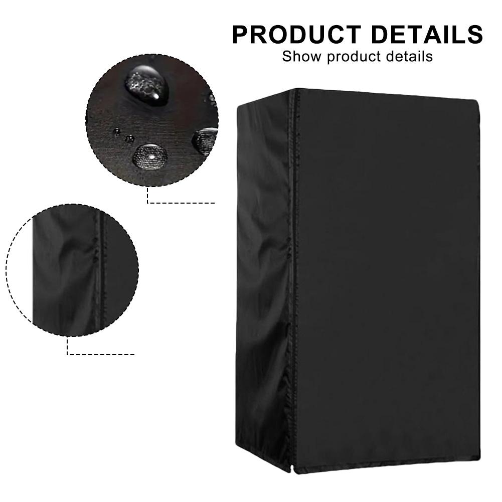 Tessuto Oxford 210D Protezione Frigorifero da Esterno Copertura Frigorifero Facile Accesso