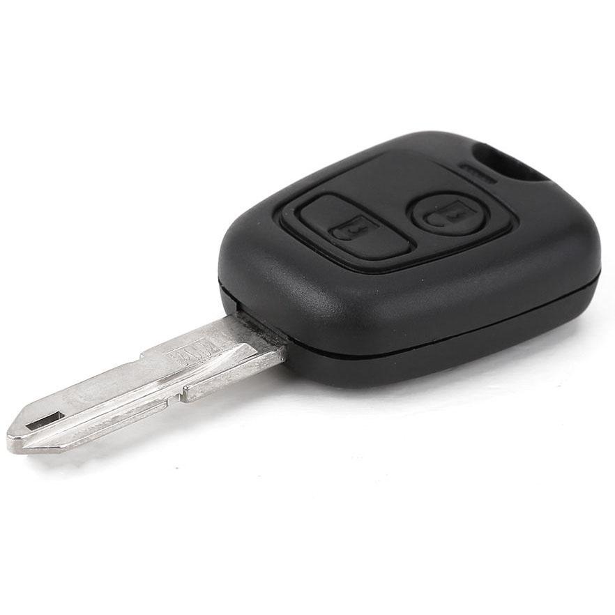 NUOVO PEUGEOT 107 207 407 106 206 2 BUTTON REMOTE KEY FOB Case Cover Guscio