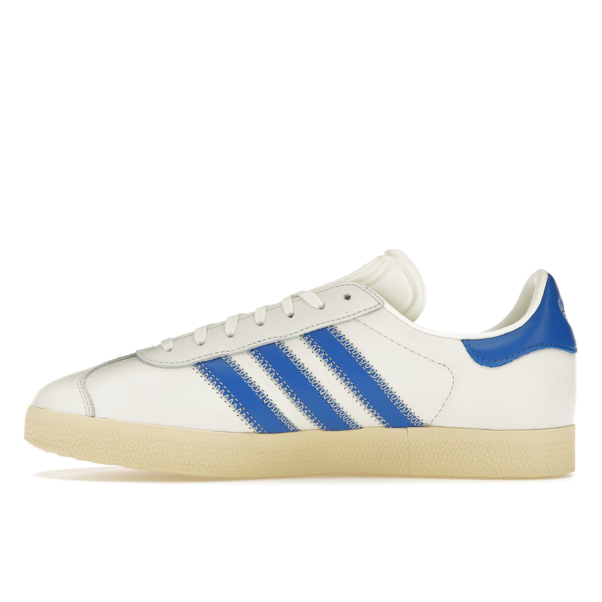adidas Gazelle Ivory Bluebird Shoe Palace Эксклюзивные кроссовки унисекс кремовый — фото 6