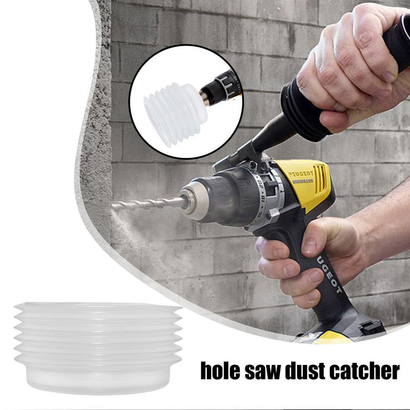 Drill Dust Collector Scalable Drill Holes Dust Catcher Electric Hammer Drilling Ash Bowl Home Improvement Tools For Professional