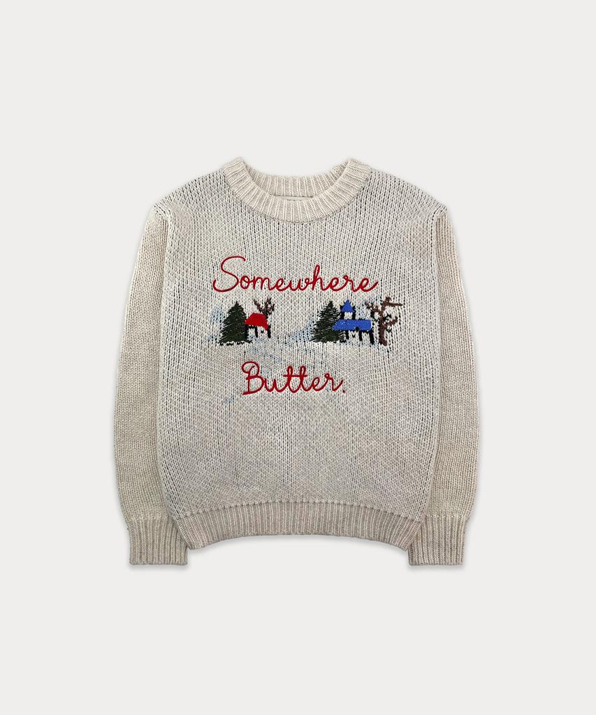Sseomweeobeoteo Some Village Wool Sweater - Oatmeal