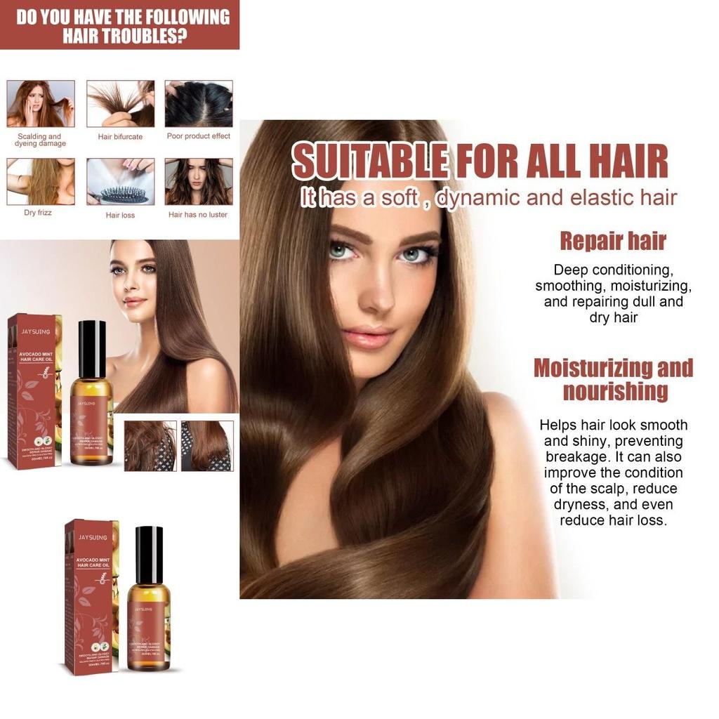 Jaysuing Hair Oil For Nourishing Damaged Hair With Moisturizing And Soothing Properties