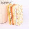 7 floral cotton patches 25x25 cm, ideal for quilting and needlework