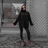 2025 Autumn Women's Casual Half-High Collar Loose Sweater