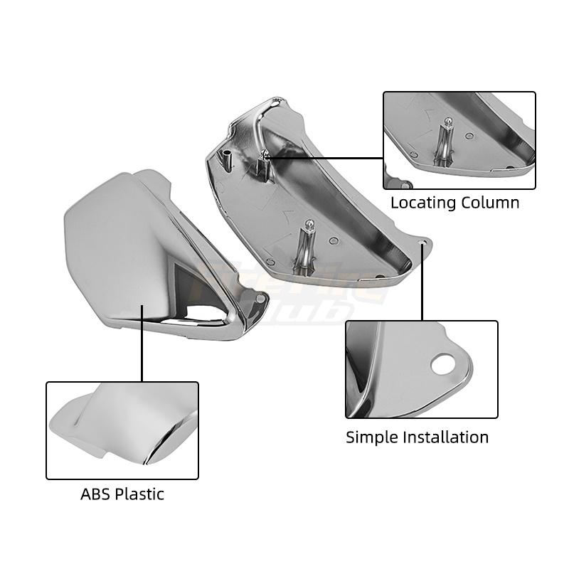 Links Rechts Seite ABS Batterie Verkleidung Abdeckung Schutz Chrom Motorrad Zubehör Für Honda Magna VF750 VF750C 1994-2004