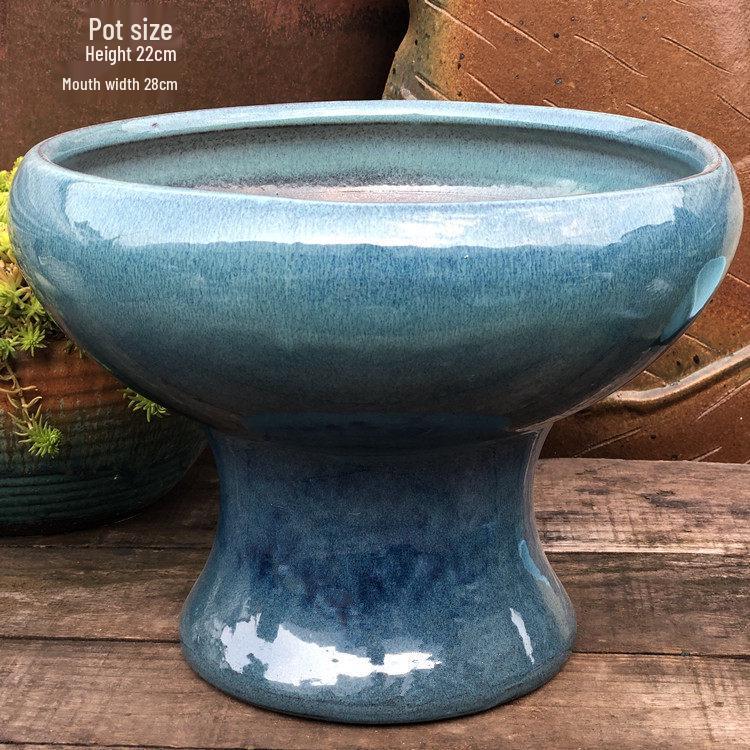 Extra Large Ceramic Succulent & Flower Pot for Trees and Plants
