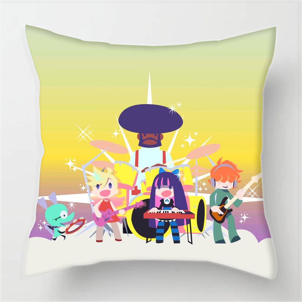 Pillowcases Cushion Covers Living Room Sofas Home Decor Gifts Anime Panty And Stocking With Garterbelt