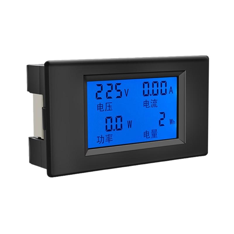 Digital Multimeter AC80-260V Multimeter with Backlit Ammeter Voltmeter Multifunction Monitoring