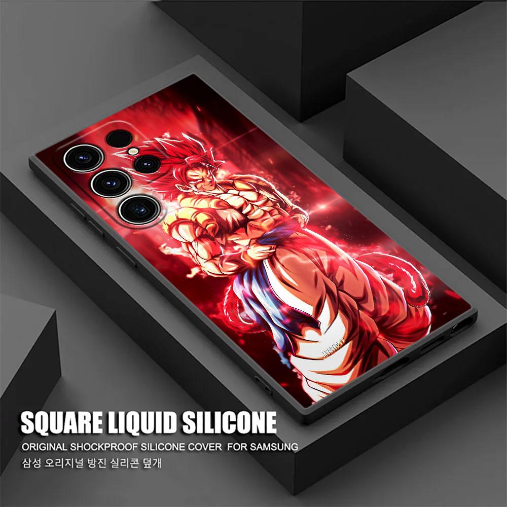 Gogeta Blue Goku Phone Case For Samsung Galaxy S25 S24 S23 S20 S21 FE S26 S22 Ultra 5G S26 Plus S25FE Coque Soft Silicone Cover