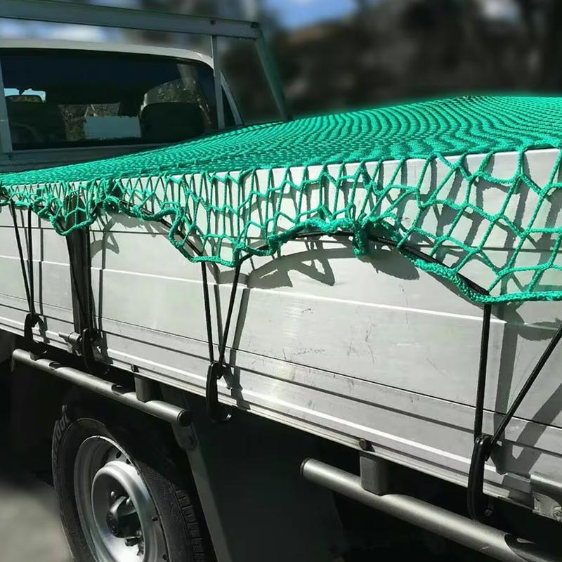 Car Universal Large Luggage Box Van Truck Cargo Trailer Extend  Net Bungee Drawstring Hook Luggage Rack Car Accessories