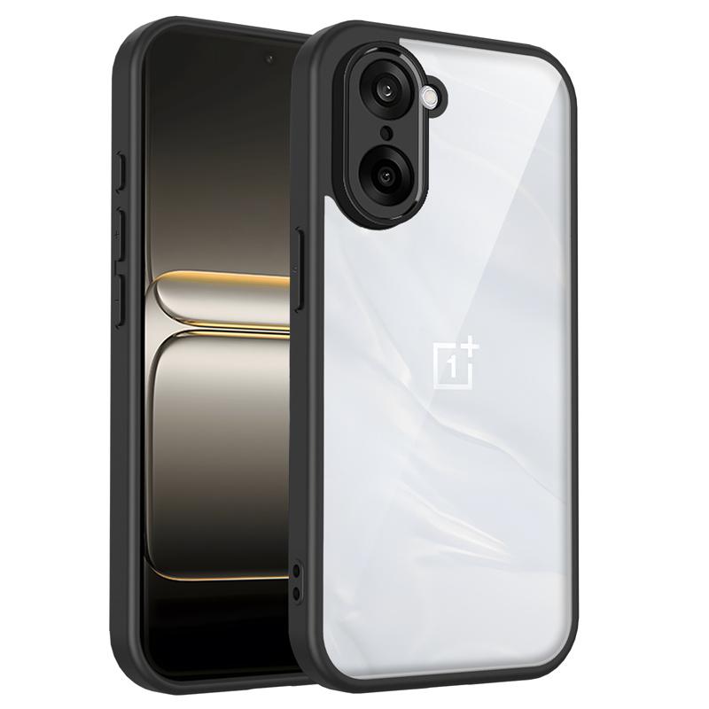 OnePlus Nord CE5 CPH2719 Case Shockproof Silicone TPU Bumper with Clear Back Hard Cover Phone Case for OnePlus Nord CE 5 CPH2719
