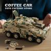 NEW Military Heavy Tank Building Bricks Army 625E Anti-aircraft Vehicle Model WW2 Armored Panzer MOC Blocks Toys Adult Kid Gifts
