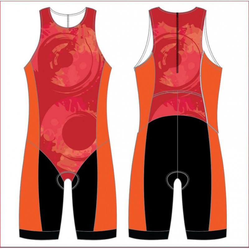 Mountain Road Cycling Suit Triathlon Moisture Absorption Sweat-wicking One-piece Tight-fitting Sportswear Design